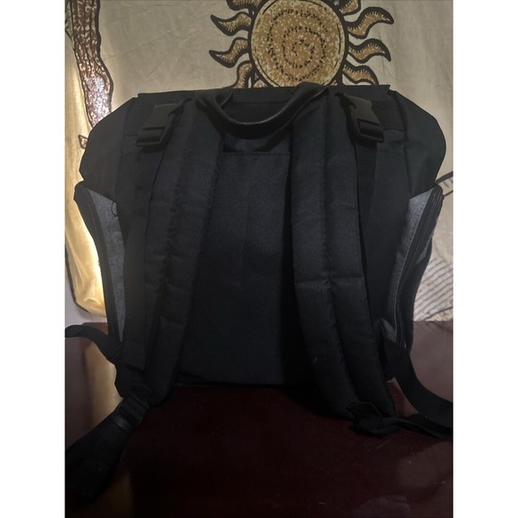 Eddie Bauer Crosstown Cascade Back Pack Diaper Bag - Black/Gray - Picture 3 of 6